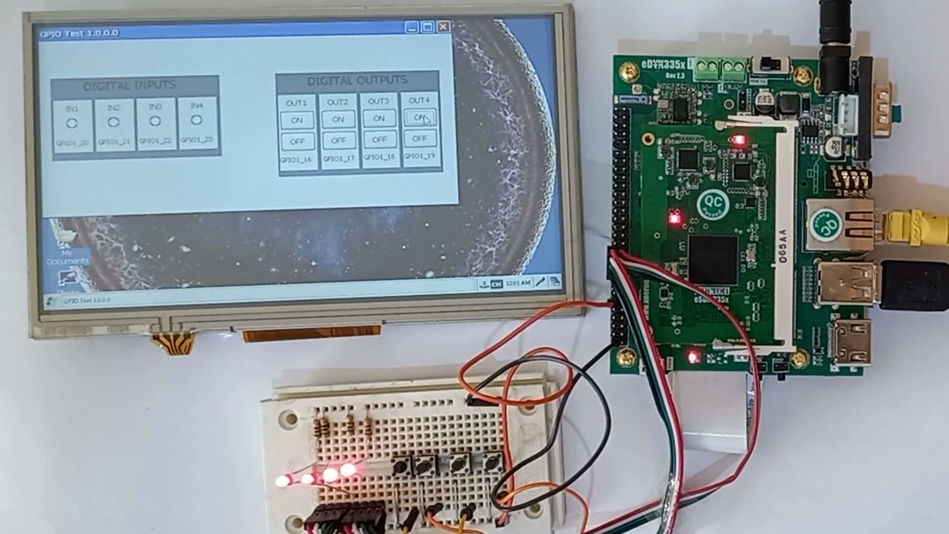 Run Visual Studio Sample Codes on eSOM335x : GPIO and ADC