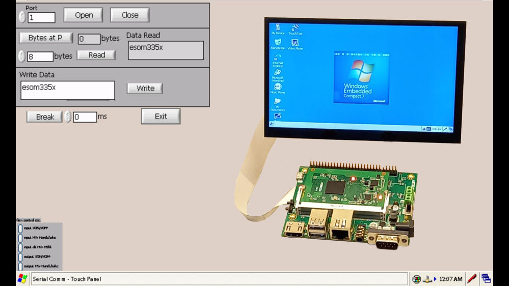 Run LabVIEW project on eSOM335x